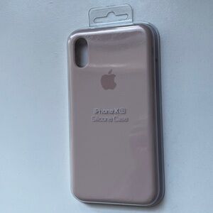 Apple iPhone XS Silicone Case in Soft Pink